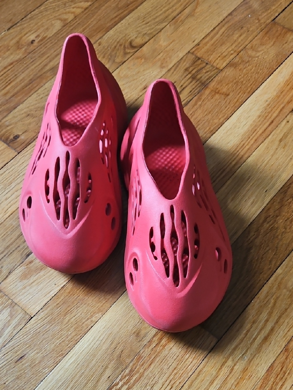 Adidas Yeezy Foam Runner in the "Vermillion" colorway